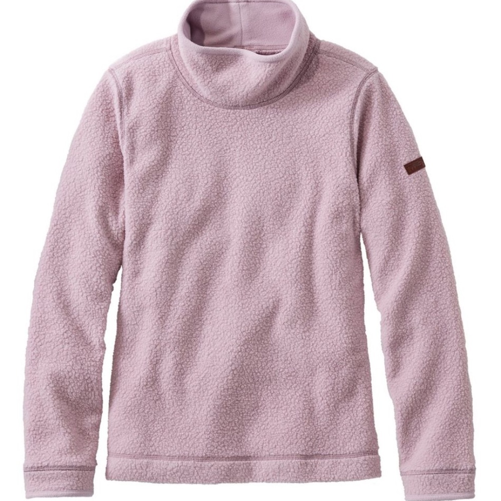 L.L. Bean Cozy Cottage Fleece Funnel Neck Pullover